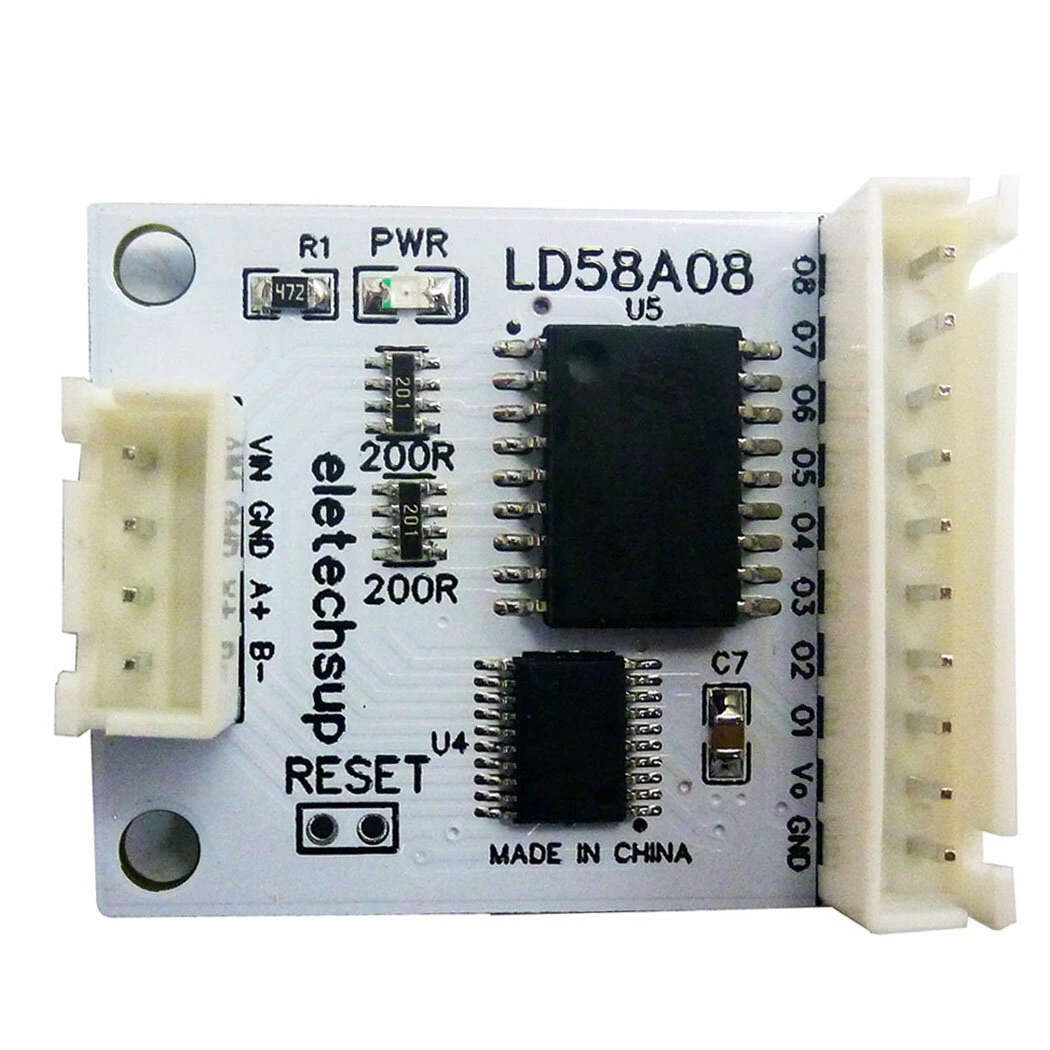 8ch RS485 Modbus RTU DO/PWM Output Multifunction MOS Driver Board for Multilayer Signal Lights LED Relay Solenoid Valves Motor — Pricio