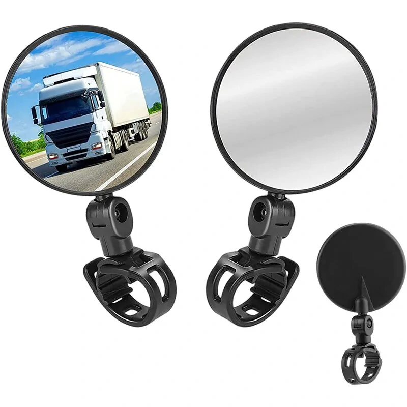 8cm Round Bicycle Rearview Mirror 360°Rotatable Convex Motorcycle Rearview Mirror — view 10