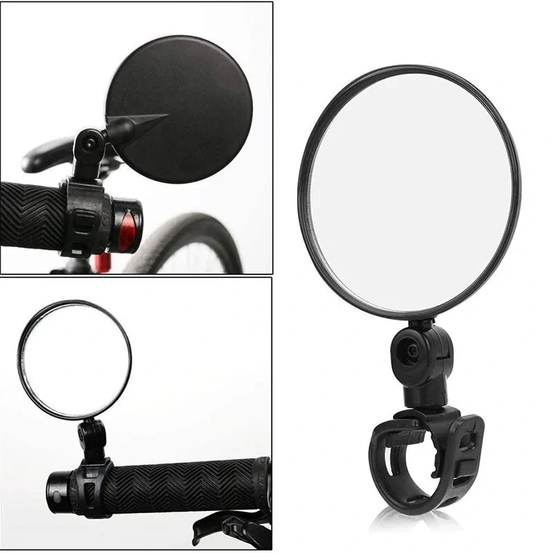 8cm Round Bicycle Rearview Mirror 360°Rotatable Convex Motorcycle Rearview Mirror — view 11