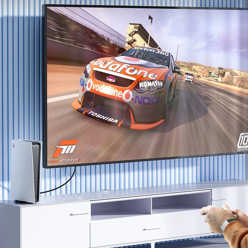 8K@60Hz HD Cable HD2.1 to HD Cable 48Gbps 4K@120Hz Ultra High Speed HD Cord Compatible with PS5/Xbox/TV/Monitor — view 2