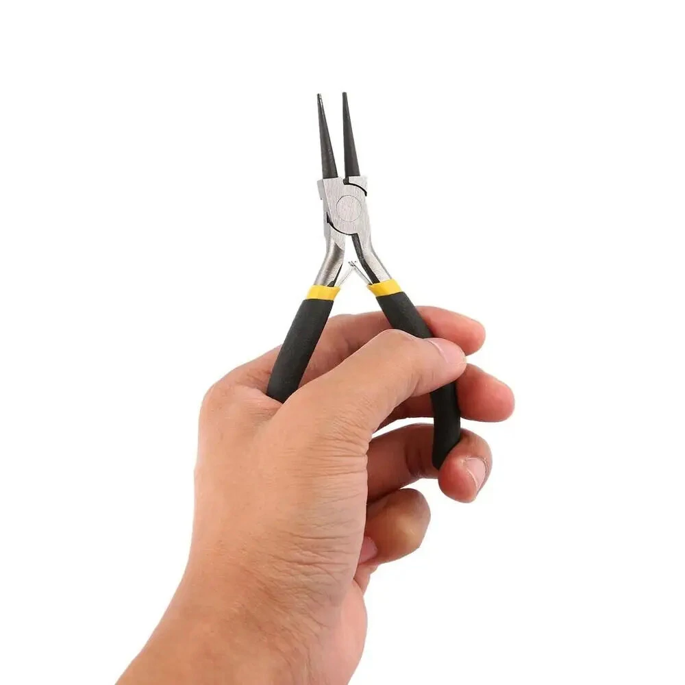 8PCS Mini Pliers Tools Kit High-Quality Metal Durable Portable Lightweight For Jewelry Making Beading DIY Projects Including Round Nose Flat Nose Long Nose Optimal Performance-Stable Precise Versatility — view 10