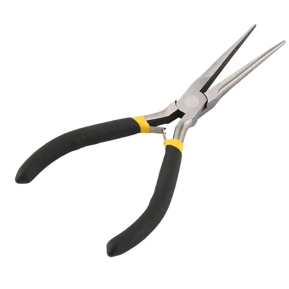 8PCS Mini Pliers Tools Kit High-Quality Metal Durable Portable Lightweight For Jewelry Making Beading DIY Projects Including Round Nose Flat Nose Long Nose Optimal Performance-Stable Precise Versatility — view 8