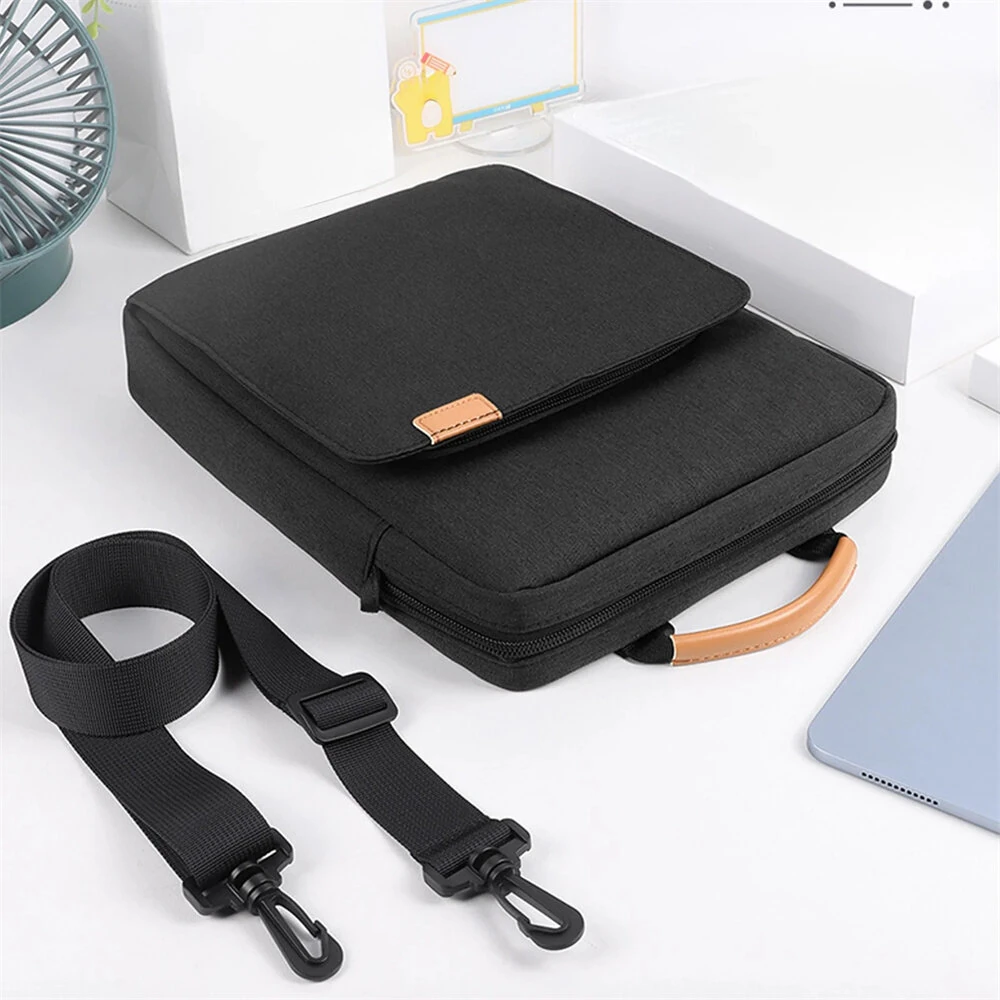 9.7''/13'' Tablet Sleeve Bag Lightweight Laptop Handbag Simple Waterproof Notebook Inner Case Messenger Bag — view 6