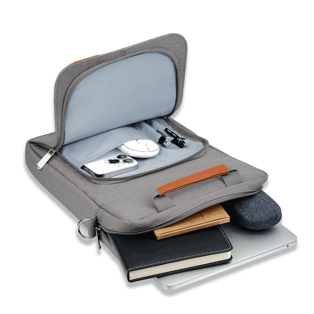 9.7''/13'' Tablet Sleeve Bag Lightweight Laptop Handbag Simple Waterproof Notebook Inner Case Messenger Bag — view 8
