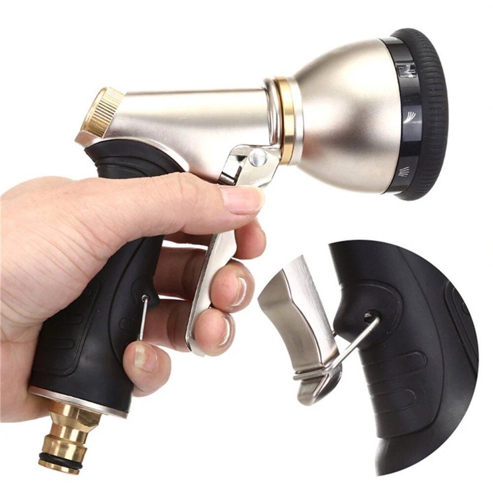9 Function High-Pressure Water Spray Gun Car Washer Hose Spray Bottle Garden Watering Sprinkler Sprinkler Cleaning Water Gun — view 2
