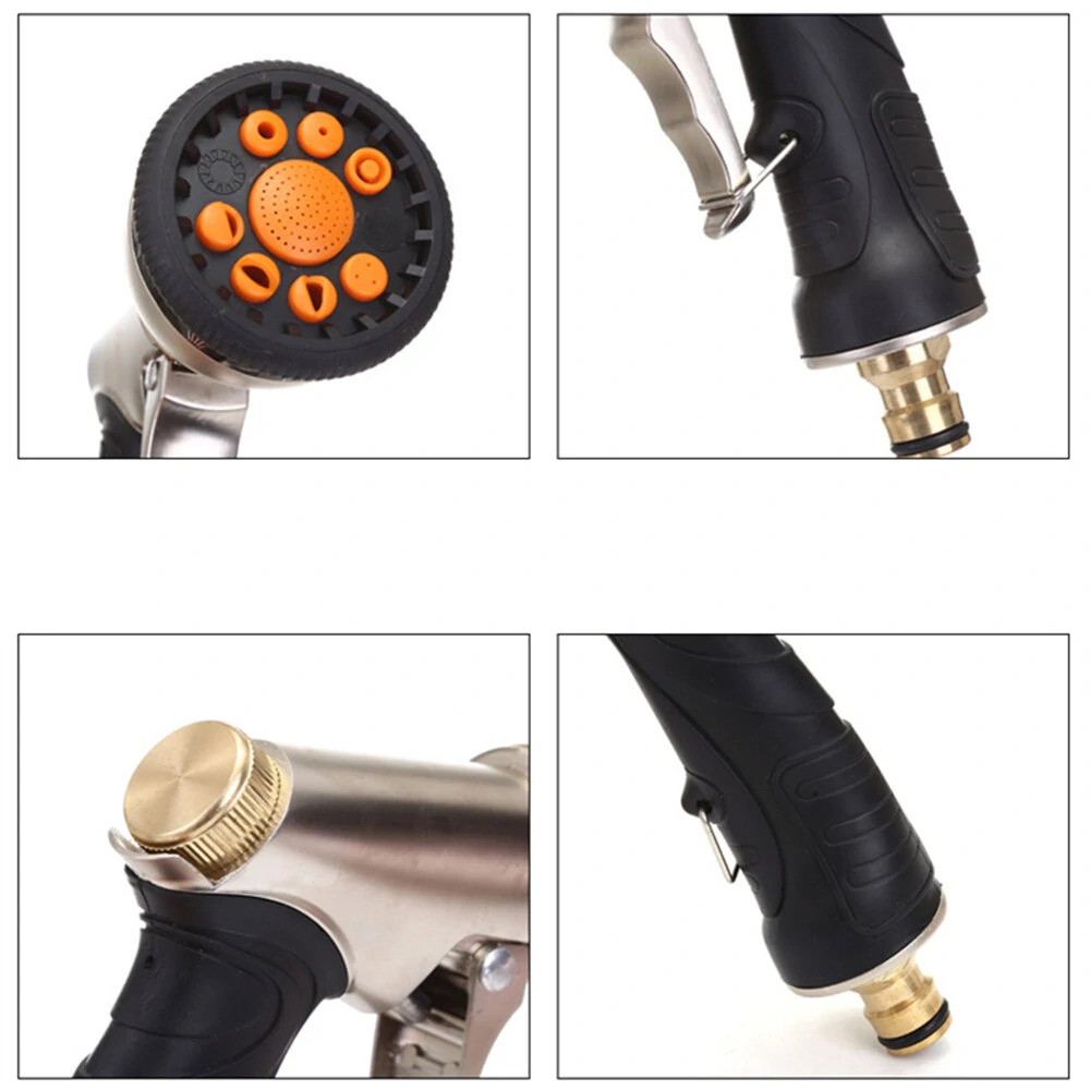 9 Function High-Pressure Water Spray Gun Car Washer Hose Spray Bottle Garden Watering Sprinkler Sprinkler Cleaning Water Gun — view 4
