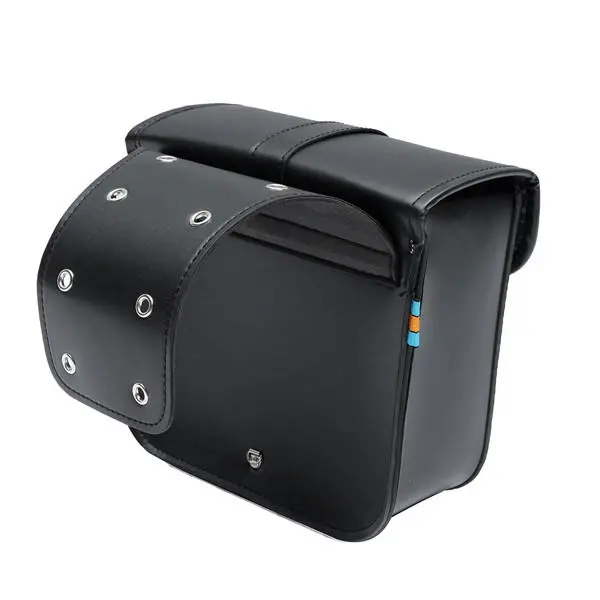 A Pair Motorcycle Saddle Bag Bike Side Storage Fork Tool Pouch — view 4