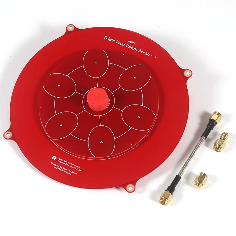 A49T 150mm Triple Feed Patch 5.8GHz 14DBi Pagoda Array FPV Antenna for Long-distance Flight — view 3