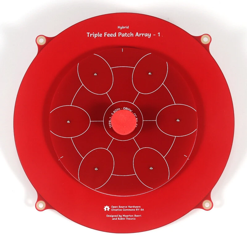 A49T 150mm Triple Feed Patch 5.8GHz 14DBi Pagoda Array FPV Antenna for Long-distance Flight — view 4