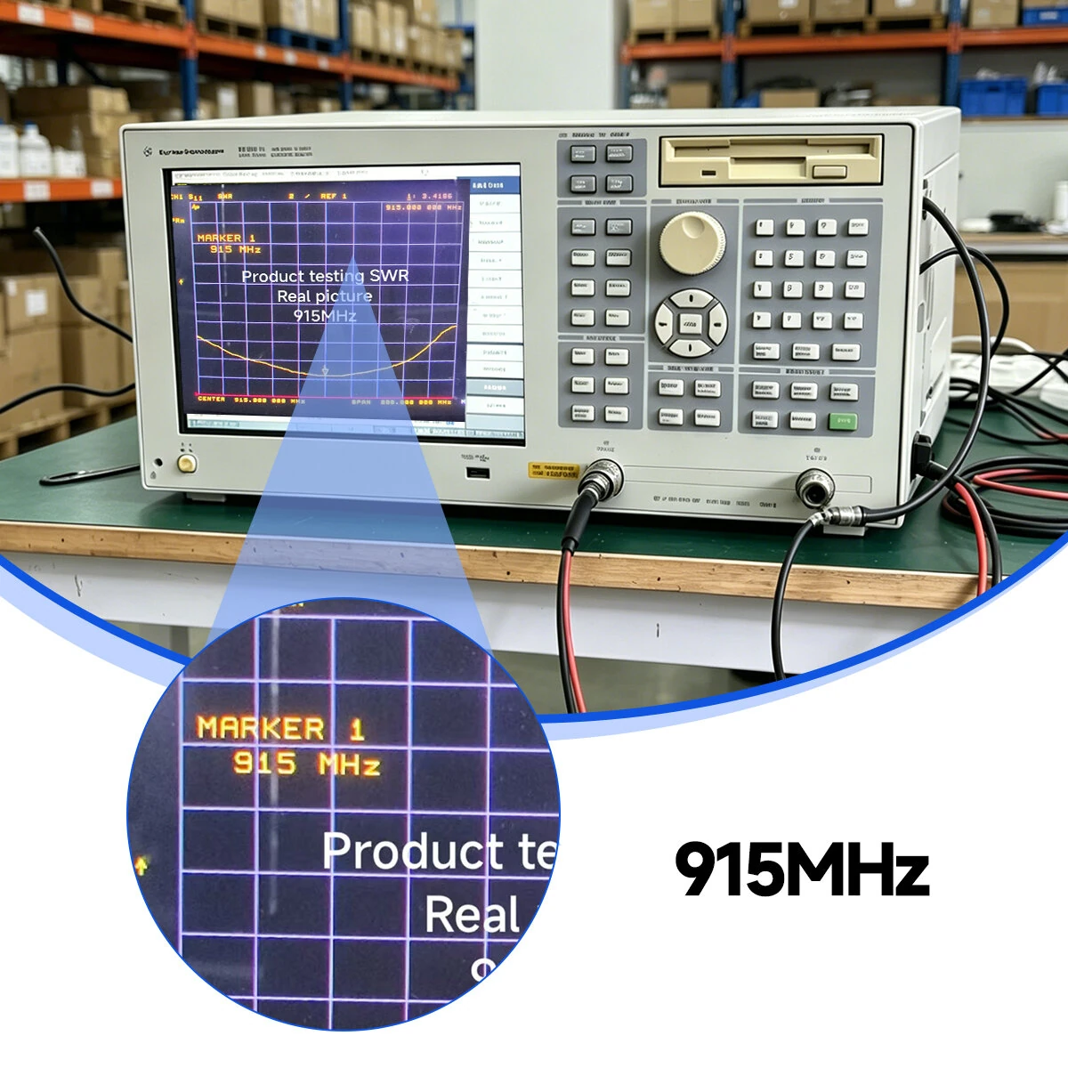 ABBREE 915MHz LoRa Antenna 3dBi High-Gain Omnidirectional Soft Whip Antenna With SMA Male Connector For Helium Hotspot Miner LoRaWAN Gateway IoT UAV — view 7