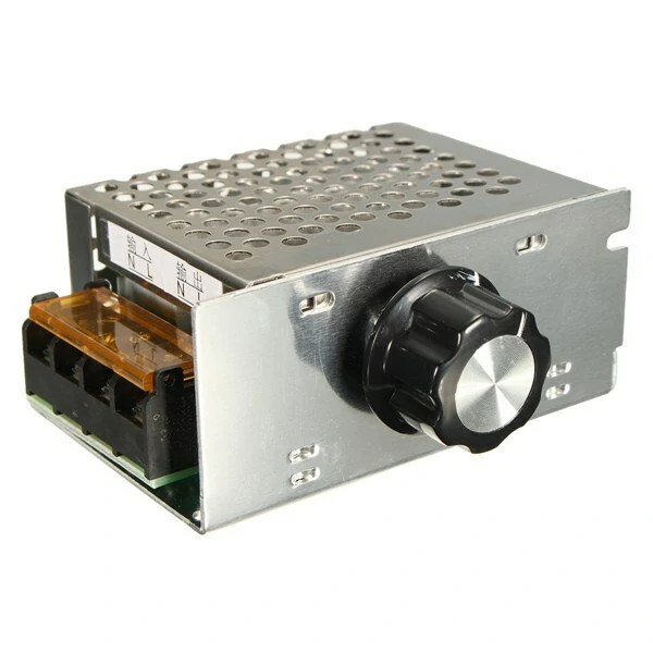 AC 220V 4000W SCR Voltage Regulator Dimmer Electronic Motor Speed Controller — view 2