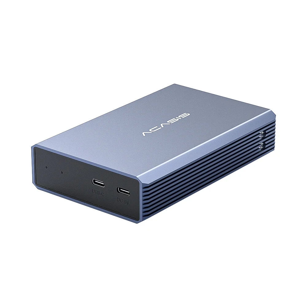 Acasis EC-7252 HDD Case 2.5 inch USB3.0 Dual Bay External Hard Drive Enclosure Case HD Array SATA to USB Hard Disk Array with RAID Function — Acasis