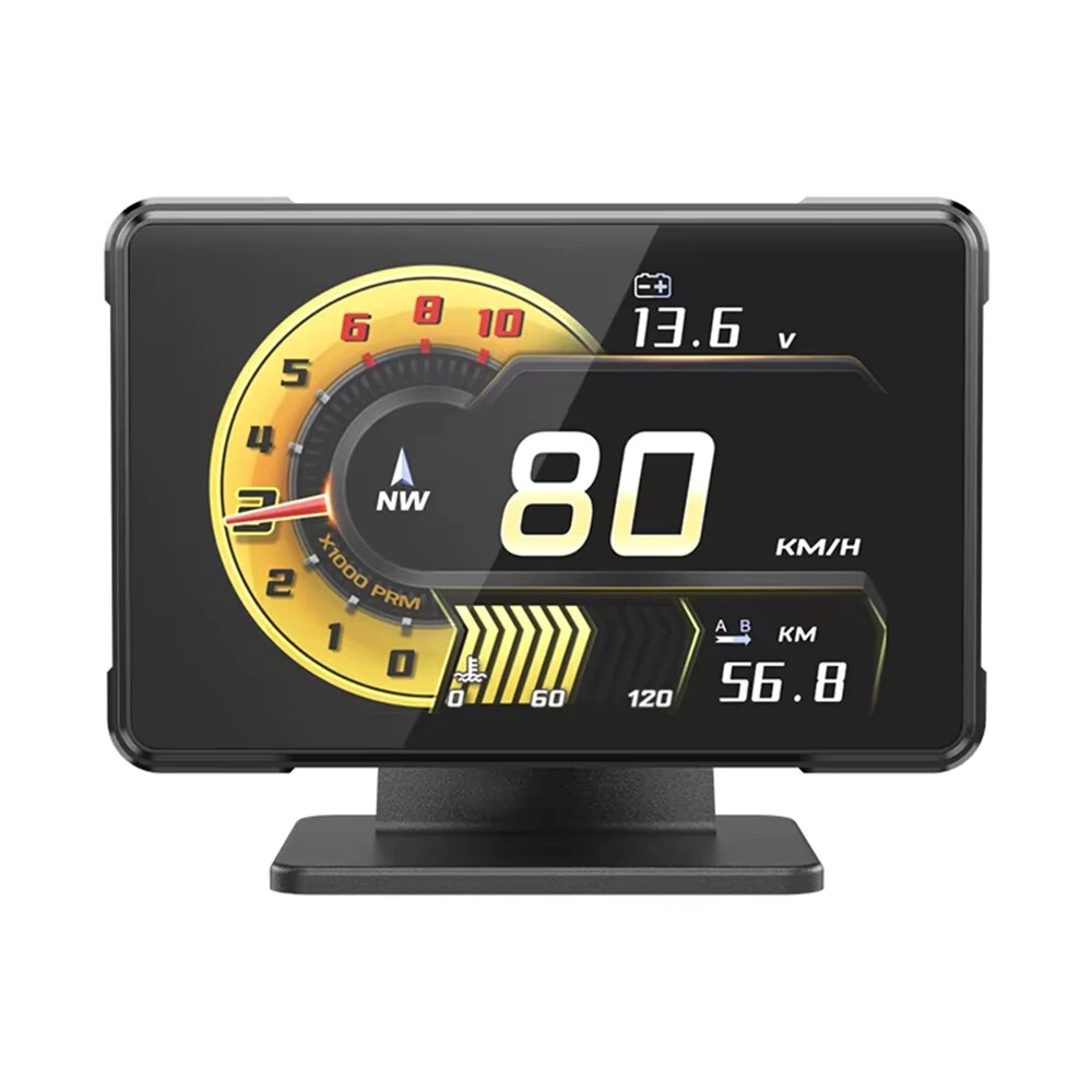 ActiSafety A91 Car Meter HUD Voltage Speed RPM Turbo Oil Temp Gauge Headup Display for Car Electronicos Hud Display — view 7