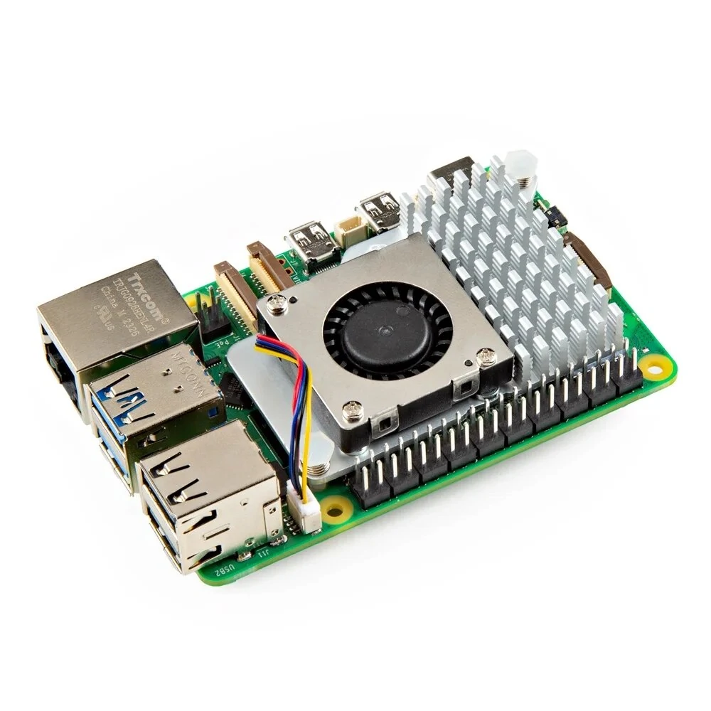 Active Cooler with Adjustable Speed Cooling Fan Metal Heatsink Radiator Aluminum Radiator + Blower for Raspberry Pi 5 — view 2
