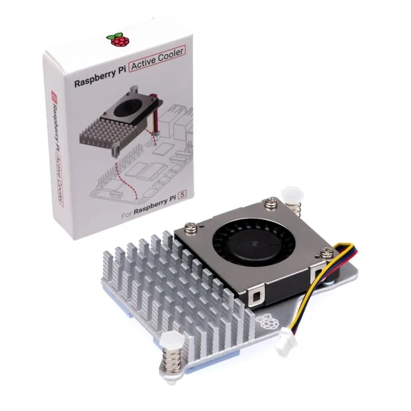 Active Cooler with Adjustable Speed Cooling Fan Metal Heatsink Radiator Aluminum Radiator + Blower for Raspberry Pi 5 — view 6