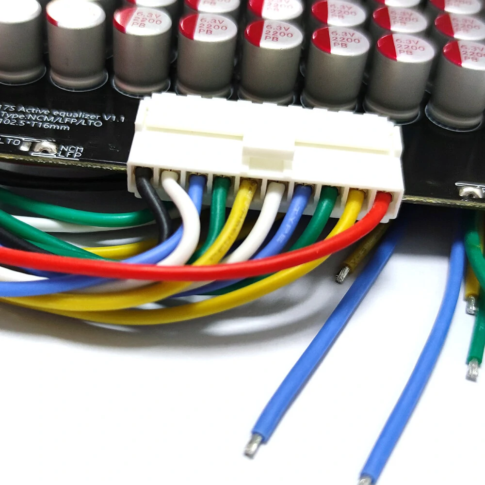 Active Equalizer Balancer 13-17S Capacitive Li-ion Lifepo4 LTO Battery Equalizer Energy Transfer — view 4