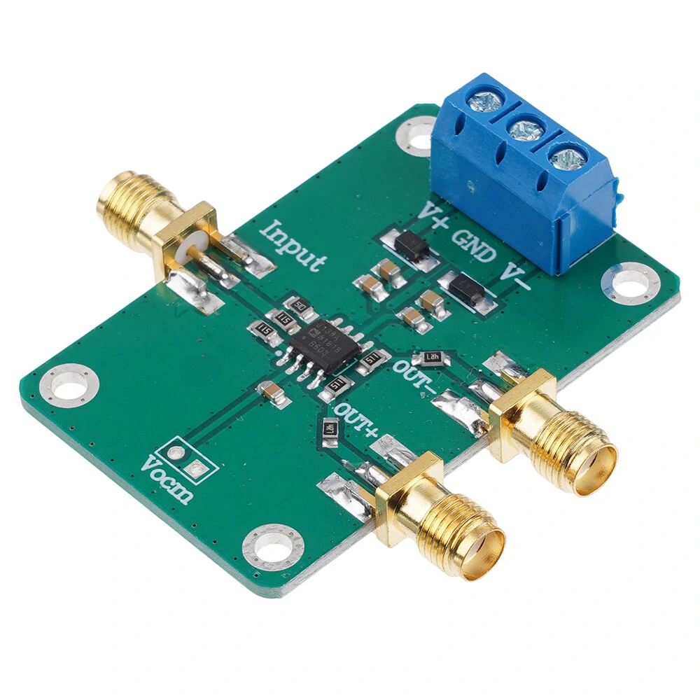 AD8138 5MHz-20MHz RF Differential Amplifier Module Voltage Input Output Balanced Board Single-ended to Double-ended Converter — AD8138