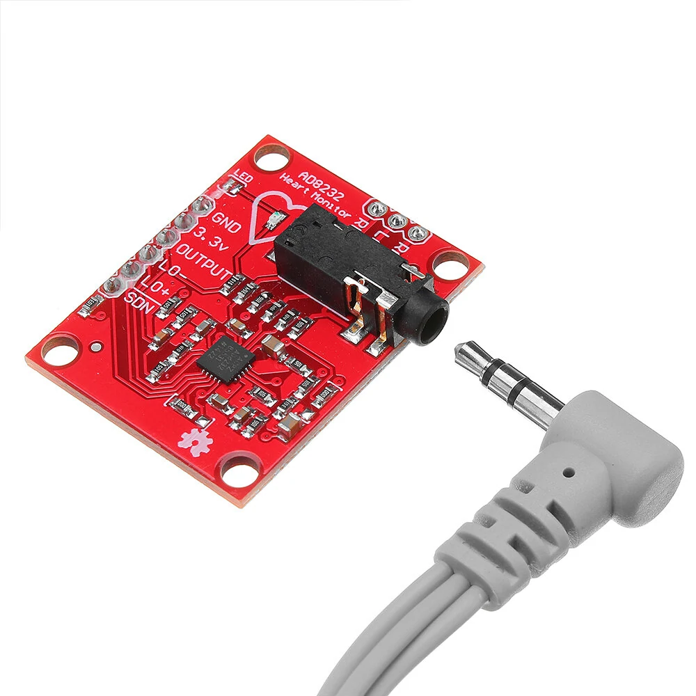 AD8232 Measurement Pulse Heart Monitoring Hearbeat Sensor Module for  Monitor De — view 3