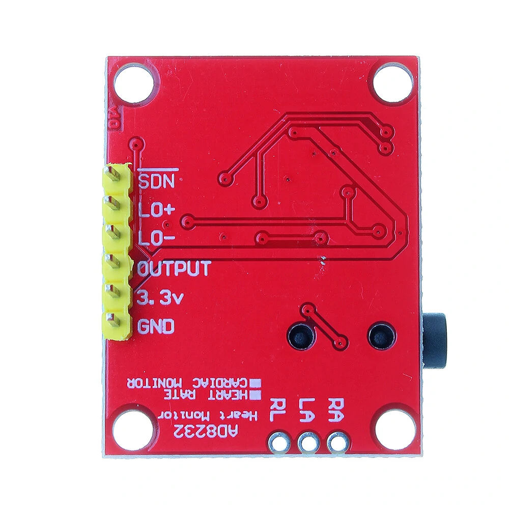 AD8232 Measurement Pulse Heart Monitoring Hearbeat Sensor Module for  Monitor De — view 6