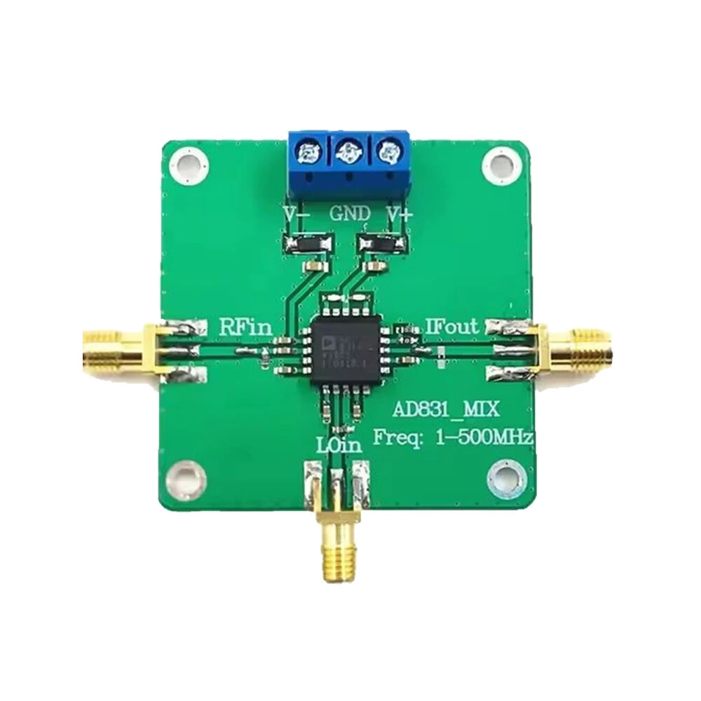 AD831 RF Mixer Module DC-500MHz Frequency High Performance 5V Power Supply Integrated Low Instance Driver Board — image 1