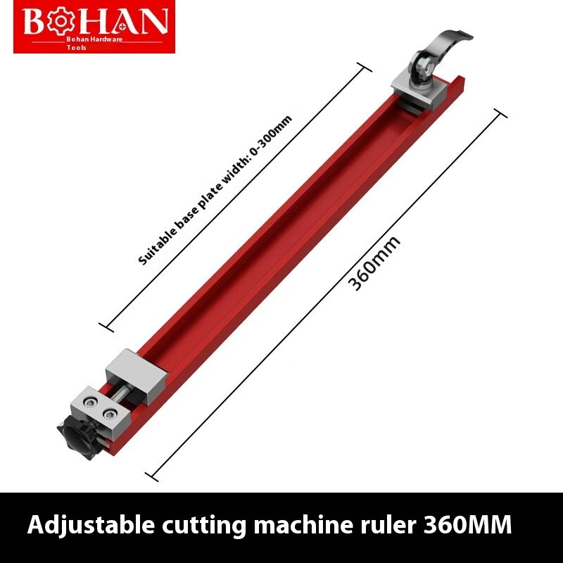 Adjustable Circular Saw Guide Edge Aluminum Alloy Easy Woodworking Cutting Tool Freely Adjustable Accurate Cutting Width Smooth Finish Universal Compatibility — view 7