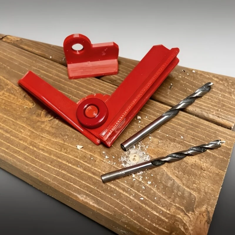 Adjustable Drill Guide 5-Angle 0°-90° Precision Positioning with 3 Lengths for Short/Long Bits Portable Woodworking Auxiliary Tool — view 8