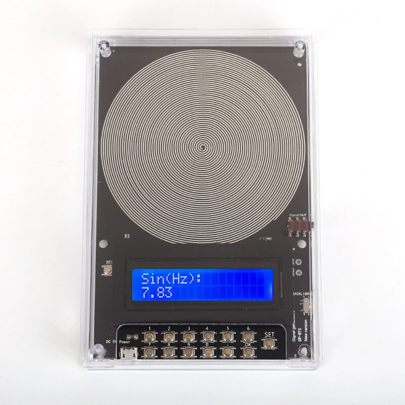 Adjustable Frequency Signal Generator Dual Channel Output 0.1Hz-99999Hz 7.83Hz Schumann Wave External Antenna Board Cascade Support — view 2