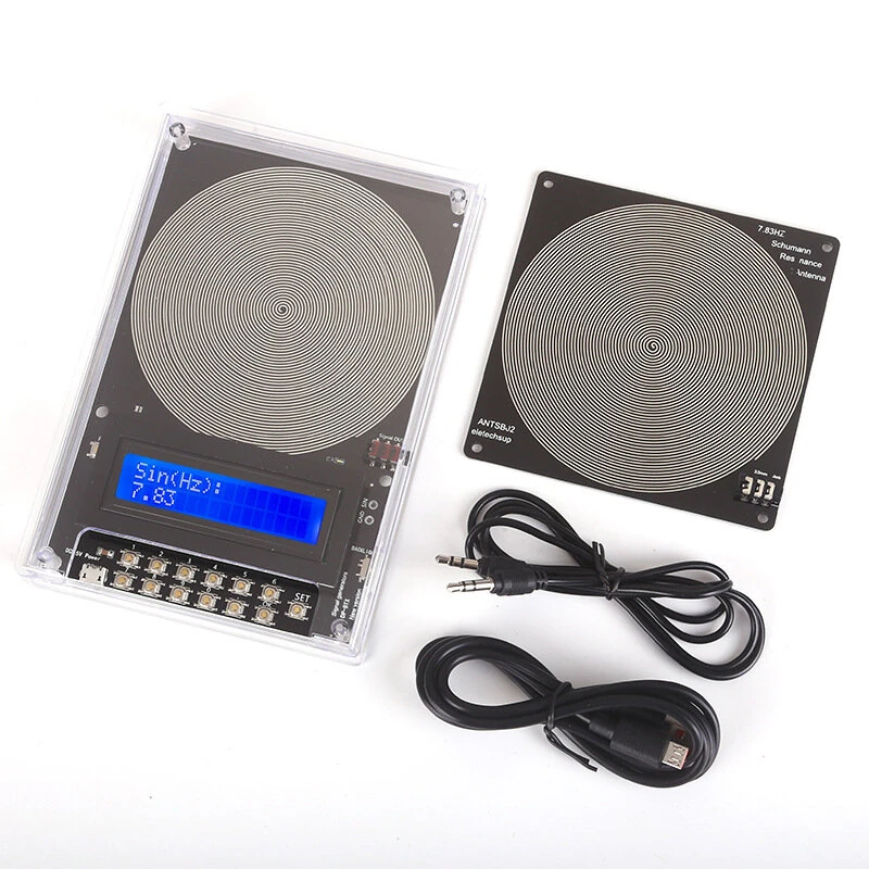 Adjustable Frequency Signal Generator Dual Channel Output 0.1Hz-99999Hz 7.83Hz Schumann Wave External Antenna Board Cascade Support — view 6