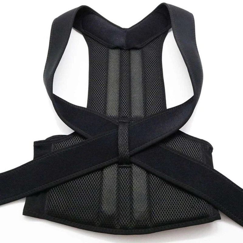 Adjustable Posture Corrector Fitness Back Support Shoulder Lumbar Brace Support Adjustable Belt Comfortable Corrector Belt — view 4