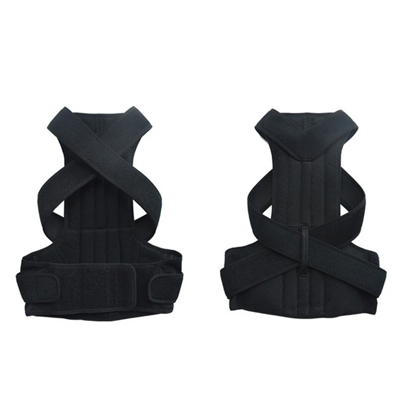 Adjustable Posture Corrector Fitness Back Support Shoulder Lumbar Brace Support Adjustable Belt Comfortable Corrector Belt — view 5