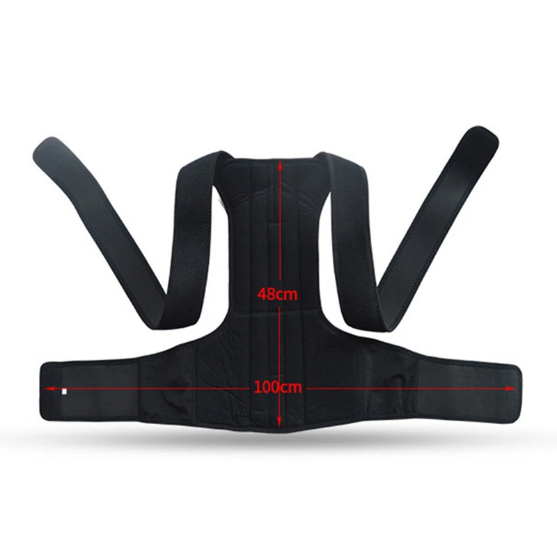 Adjustable Posture Corrector Fitness Back Support Shoulder Lumbar Brace Support Adjustable Belt Comfortable Corrector Belt — view 8