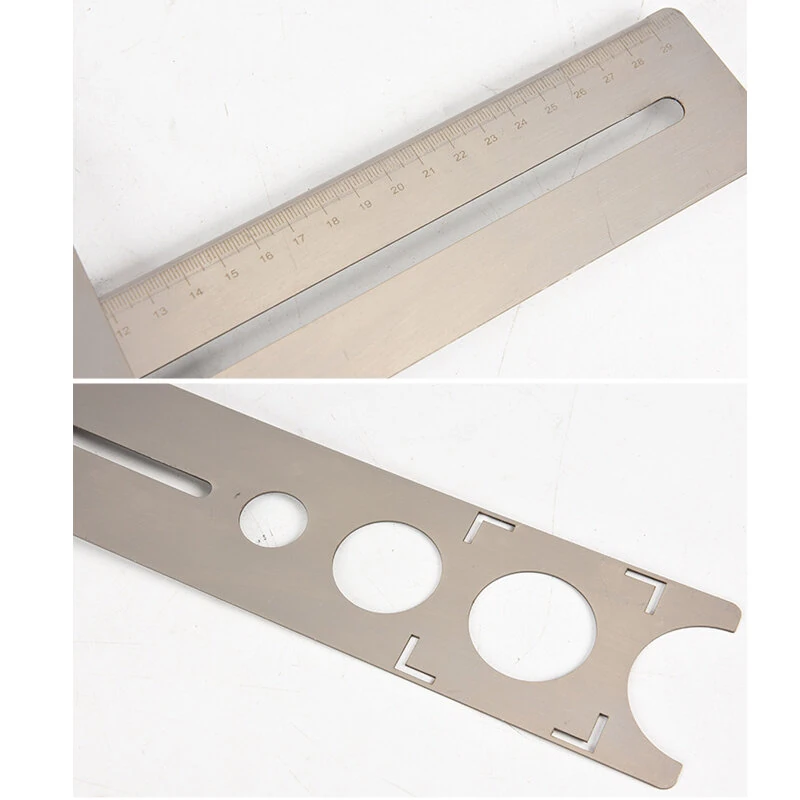 Adjustable Tile Hole Locator Stainless Steel Multi Hole Drill Guide Tool 360 Degree Positioning for Ceramic Marble Glass Floor Installation — view 6
