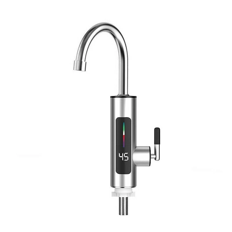AGSIVO 3000W 220V Instant Electric Water Heater Faucet Tap Tankless LED Digital Display EU Plug for Kitchen Bathroom — view 2