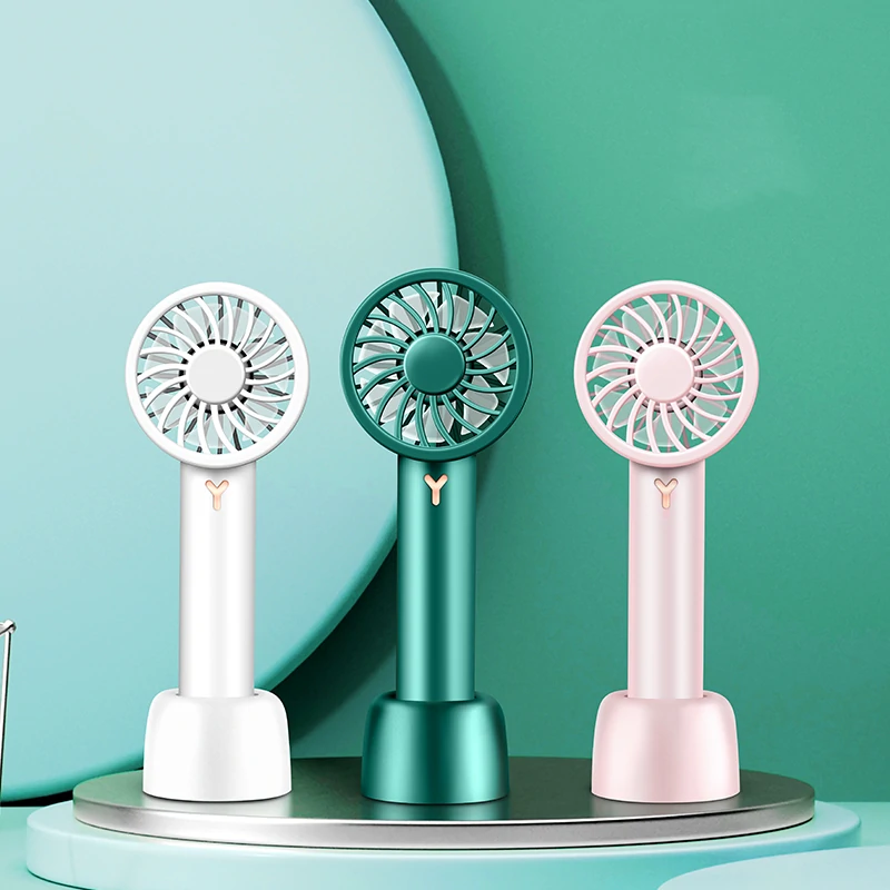 AGSIVO Portable Handheld Fan USB Rechargeable 3 Adjustable Speed Cooling Fan — view 5