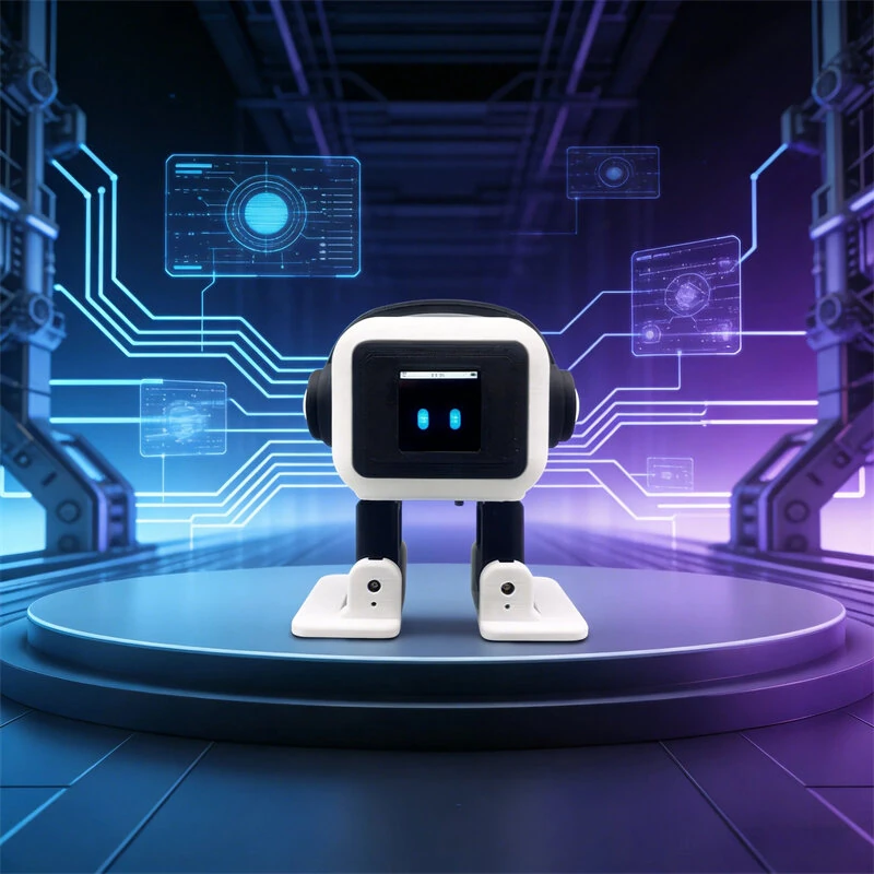 AI EMO Robot Interactive Chat Dancing Emotional Companion ESP32-S3 1.54-Inch TFT Screen 4 Servos 7.4V Voice Wake-Up Multi-Language Dialogue — view 8