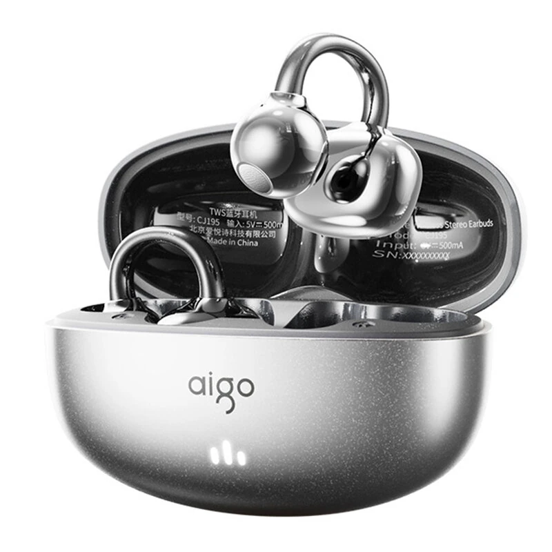 AIGO CJ195 Air Conduction Earbuds Wireless bluetooth Earphone 720° Spatial Sound Directional Sound Transmission Low Game Delay Open-ear Earclips Sports Headphones