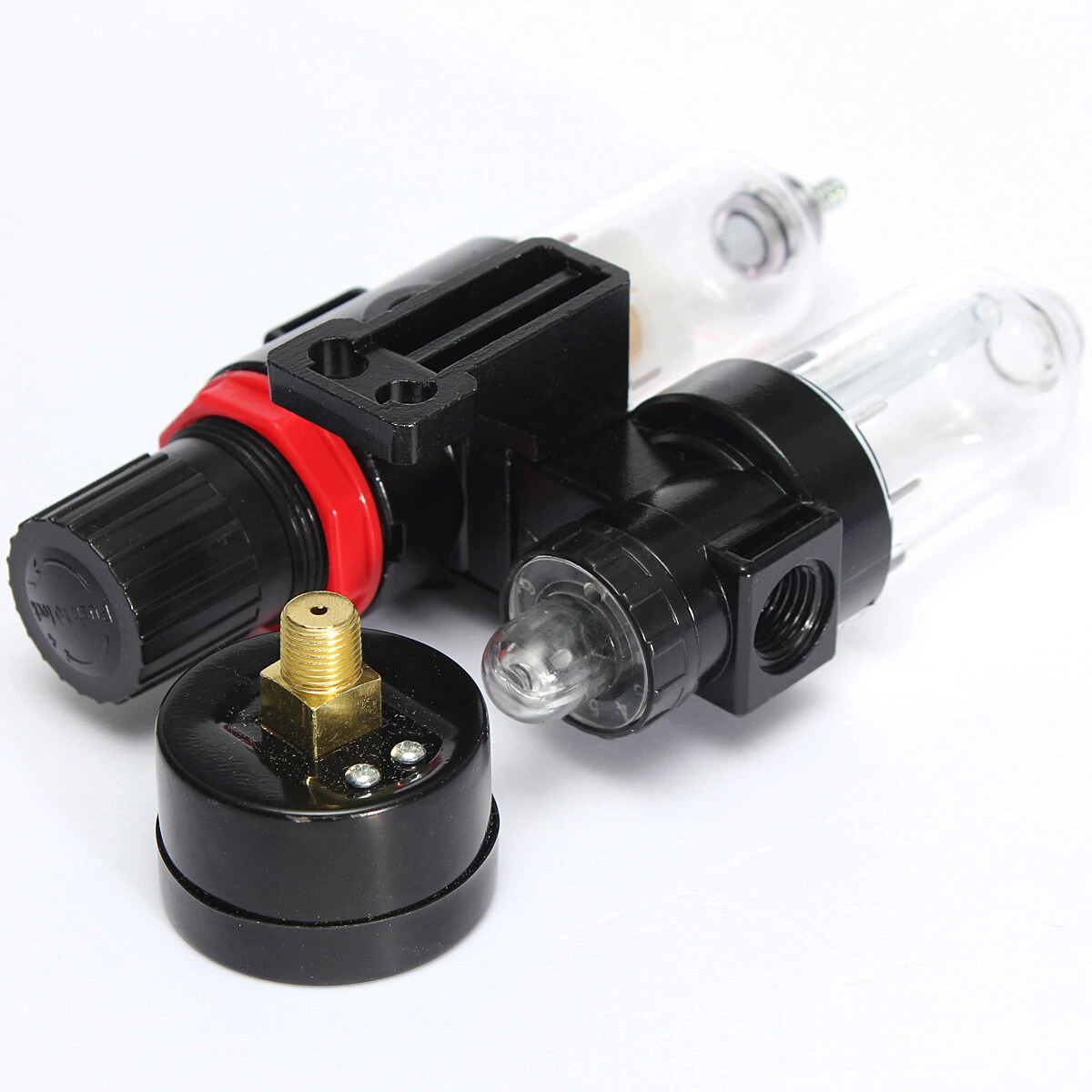 Air Pressure Regulator Water Separator Trap Filter Airbrush Compressor — view 4