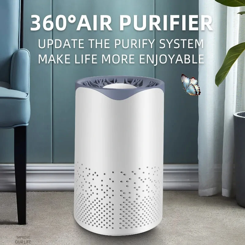 Air Purifiers Home Desktop Smoke Formaldehyde Deodorizer Filtration System Cleaner Odor Eliminators — view 3