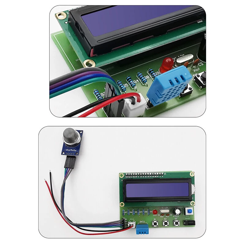 Air Quality Temperature Humidity Voltage Detection Kit Multi Gas Sensor Support MQ Series PCB Board Comprehensive Environmental Monitoring — view 7