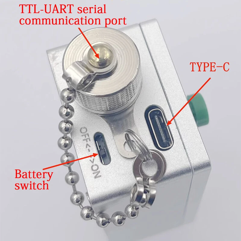 AISANRAY RF-Power-Meter-V7.0 10GHz RF Power Meter Maximum Input Power 30dBm (1W) N-Type Connector Type-C Port — view 5