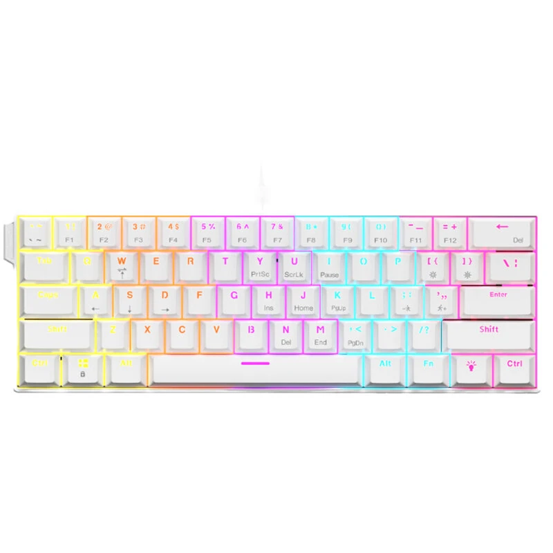 AJAZZ NACODEX NK61 Wired Mechanical Keyboard 61-keys Hot-swappable Red Switch Customized Gaming Keyboards — view 2