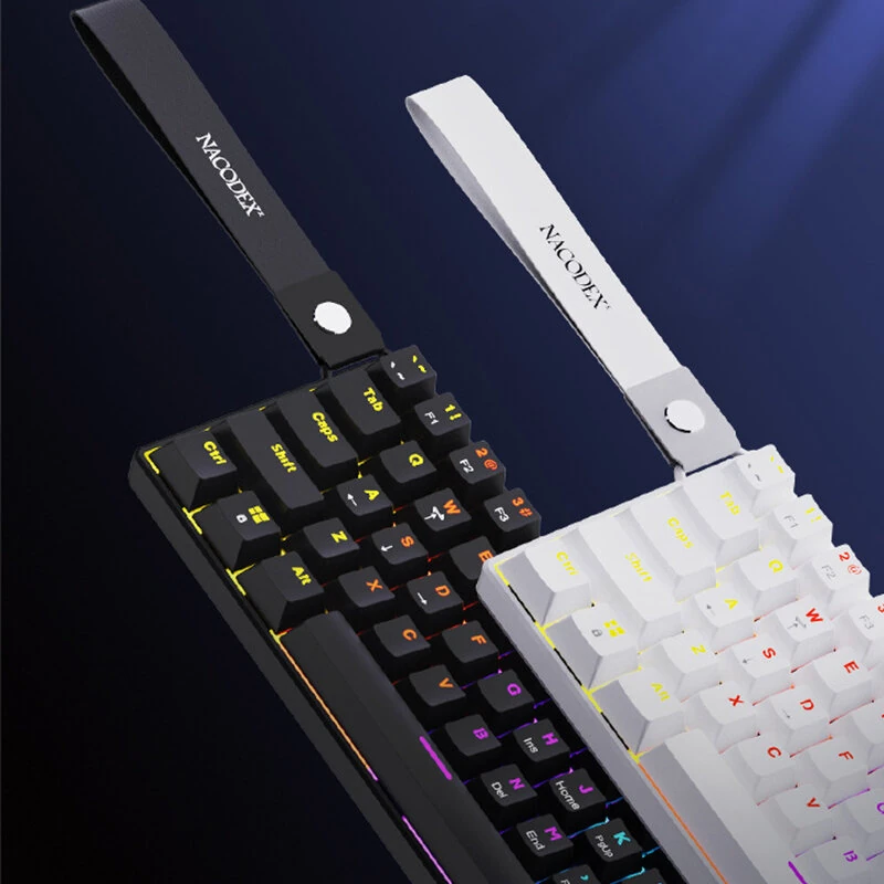 AJAZZ NACODEX NK61 Wired Mechanical Keyboard 61-keys Hot-swappable Red Switch Customized Gaming Keyboards — view 4