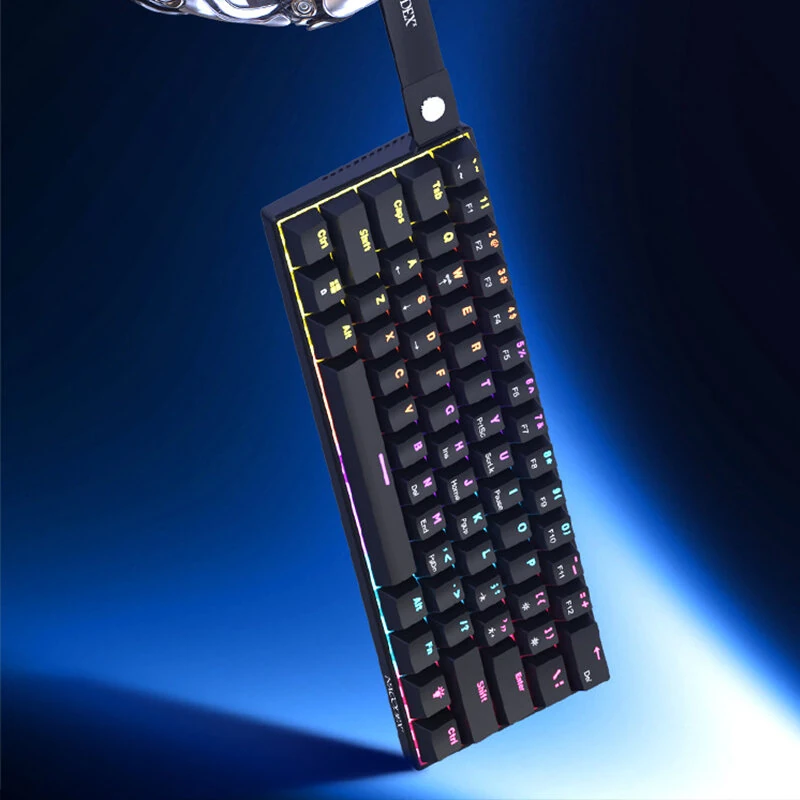 AJAZZ NACODEX NK61 Wired Mechanical Keyboard 61-keys Hot-swappable Red Switch Customized Gaming Keyboards — view 5