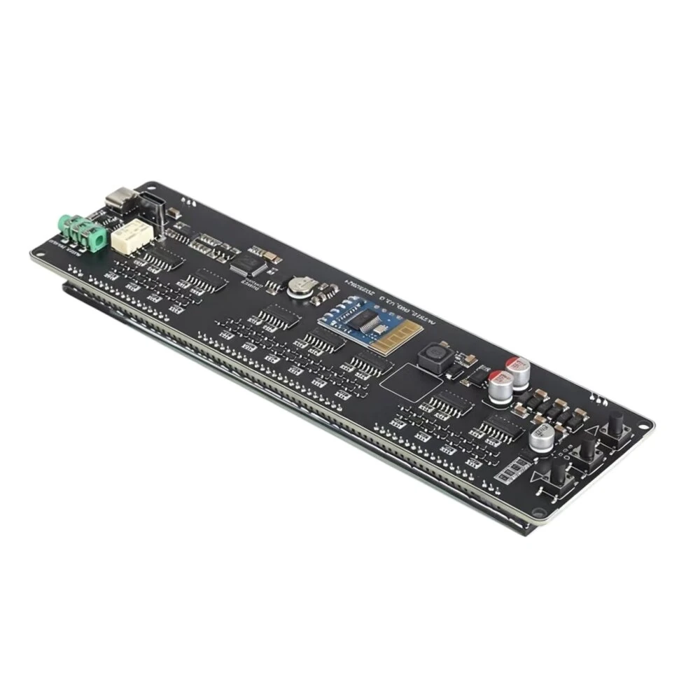AK2515-V3.0 Bluetooth VFD Audio Spectrum Indicator 3.5mm Input Dual Type-C Port Spectrum Analyzer Clock with Visual Display — view 5