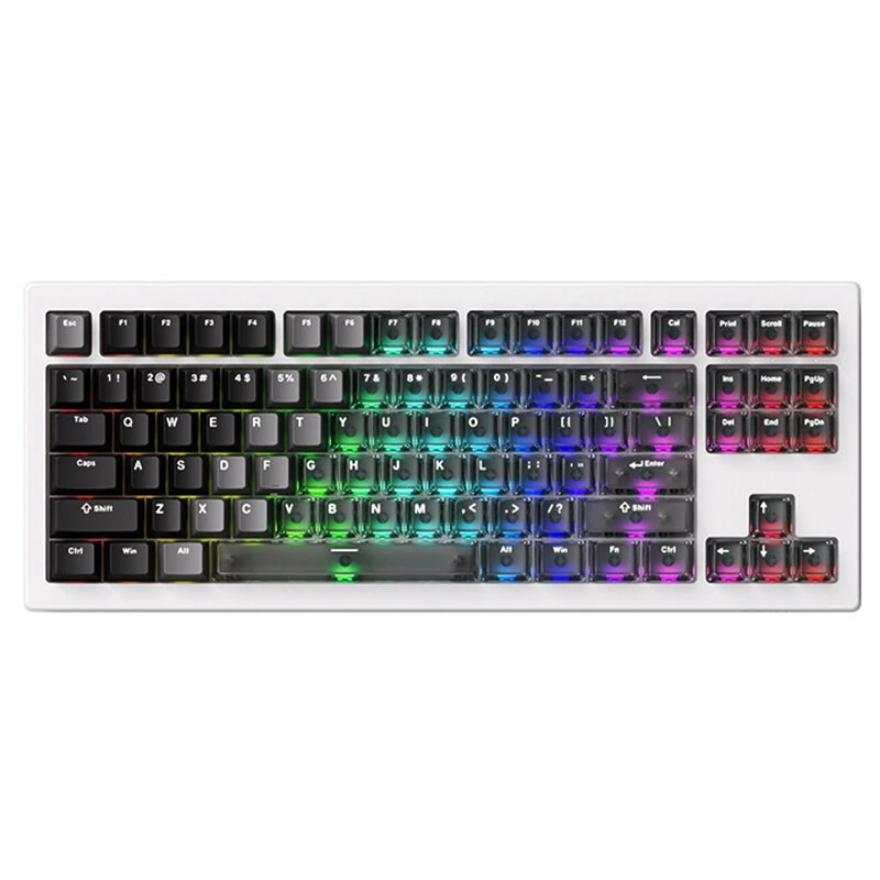 AKKO 5087 V3 HE Magnetic Switch Wired Mechanical Keyboard Hot-swappable Gasket Structure 8KHz Return Rate ARGB Backlight 0.005RT 32K Scanning Rate E-sports Gaming Keyboards