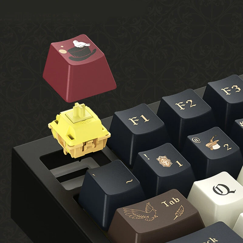 AKKO 5087V5 Lord of Mysteries Edition Keyboard 88-keys  Tri-Mode Hot-Swappable Gasket Mount 8KHz Polling Rate 10000mAh Battery PBT Dye-Sub RGB Backlit Custom Mechanical Keyboard — view 2