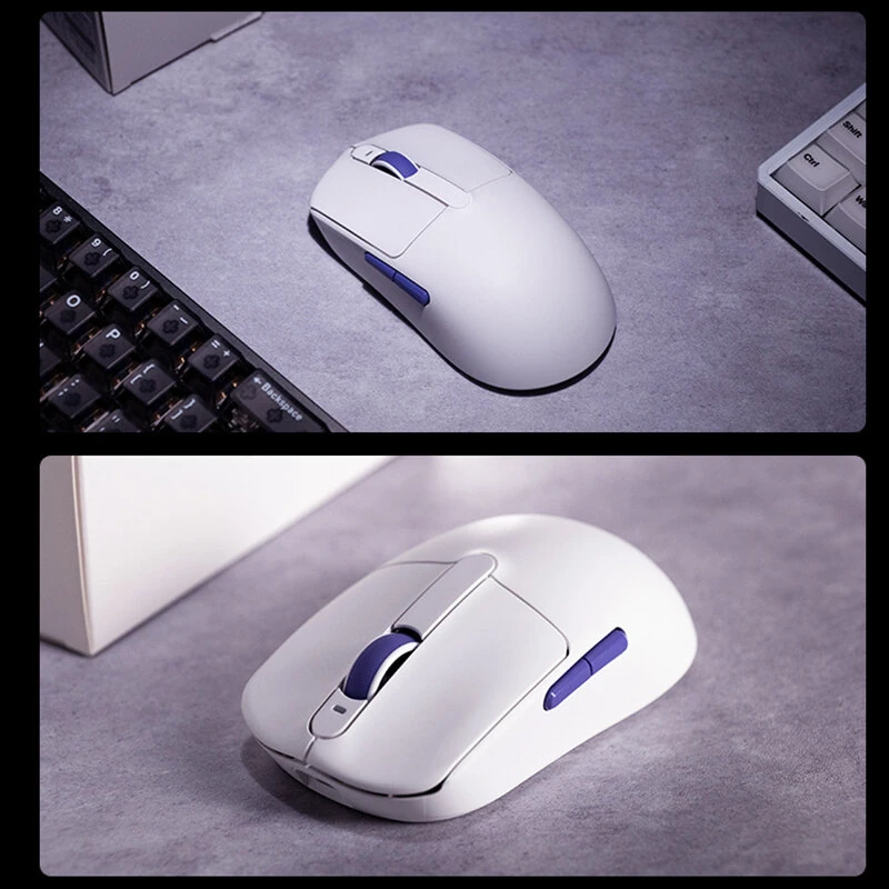 AKKO V9 Master Gaming Mouse Tri-mode PAW3955 Sensor Max 65000DPI Dual 8K Return Rate 39g Lightweight 86H Playback E-sports Gamer Mice — view 5