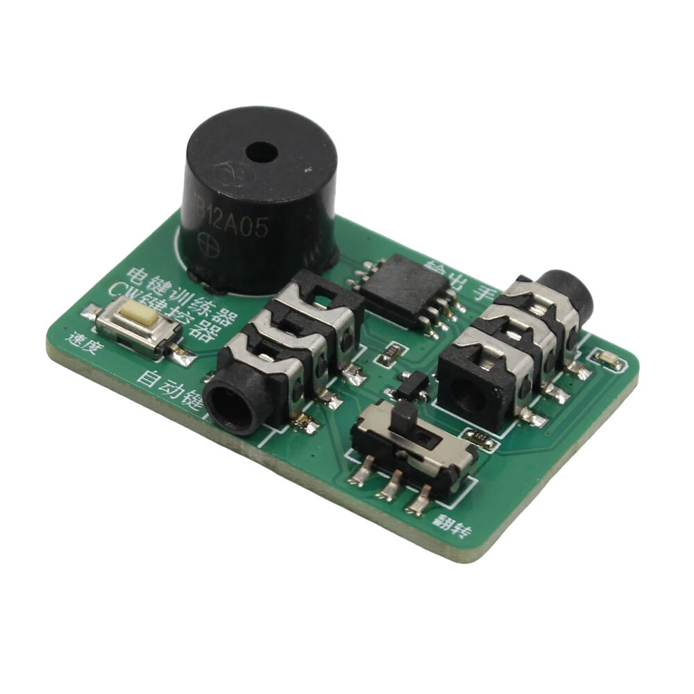 AL-345 Hand Key Oscillator Auto Key Trainer Adjustable Speed Controller Morse Code Practice HAM Radio Tool — image 1