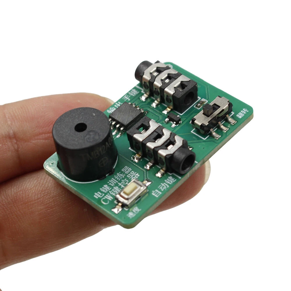 AL-345 Hand Key Oscillator Auto Key Trainer Adjustable Speed Controller Morse Code Practice HAM Radio Tool — view 4