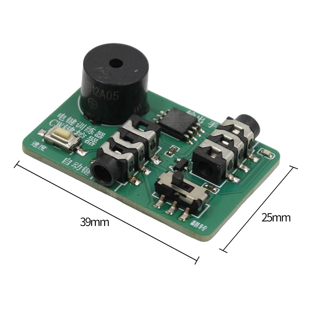 AL-345 Hand Key Oscillator Auto Key Trainer Adjustable Speed Controller Morse Code Practice HAM Radio Tool — view 5